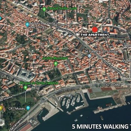 Funchal Downtown 5Min Marina + 2 Bedroom + Parking Bagian luar foto