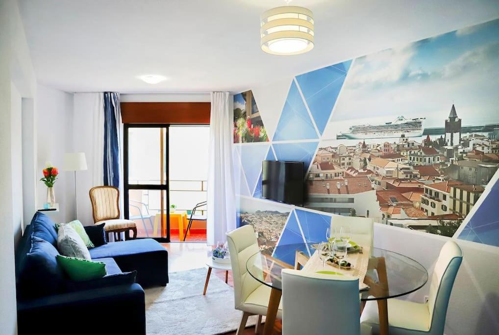 Funchal Downtown 5Min Marina + 2 Bedroom + Parking Bagian luar foto