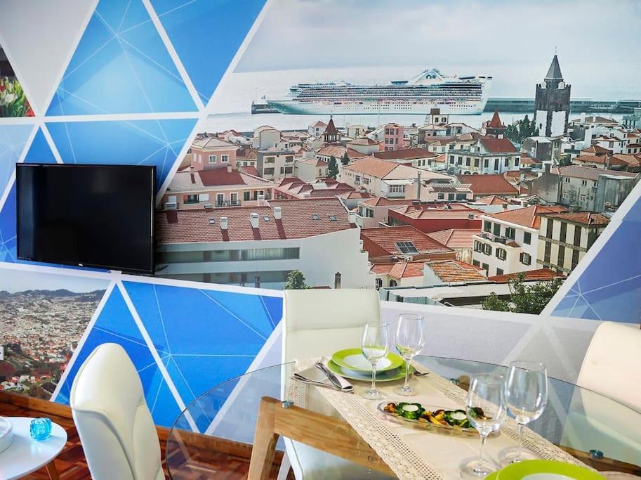 Funchal Downtown 5Min Marina + 2 Bedroom + Parking Bagian luar foto
